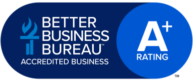 Better Business Bureau Accredited Business, A+ Rating